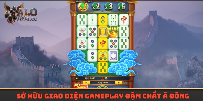 Sở hữu giao diện gameplay đậm chất Á Đông